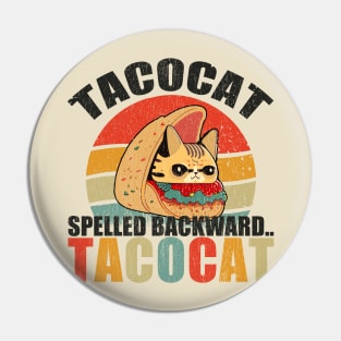 taco-cat Pin