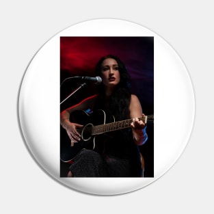 Guitar Lady Pin