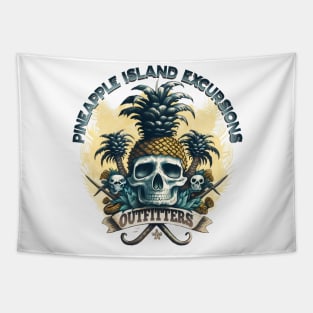 Pineapple Excursions Tapestry