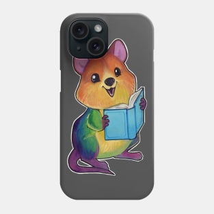 Rainbow quokka Phone Case