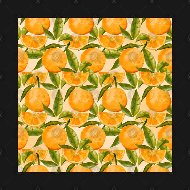 orange pattern by MutchiDesign