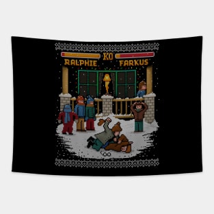 The Christmas Fight Tapestry