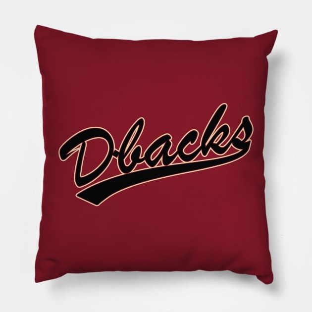 Dbacks Pillow by Nagorniak