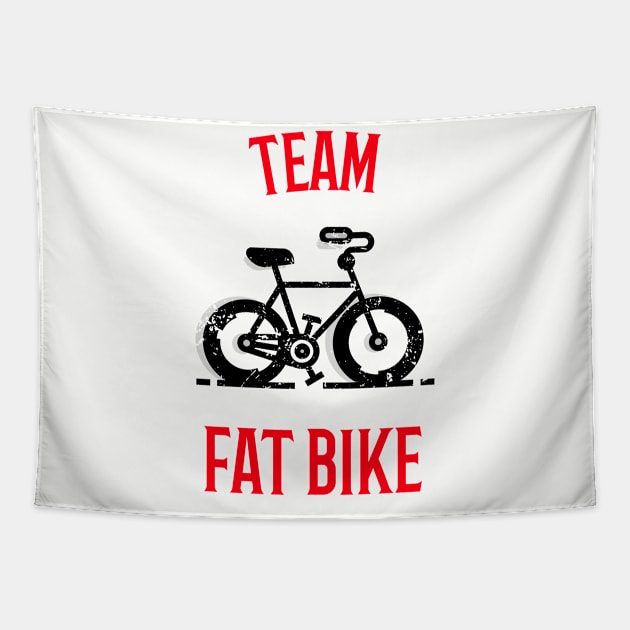 Team Fat Bike Wear When Mountain Bike Riding MTB Tapestry by With Pedals