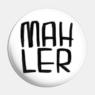 Composer Mahler Pin