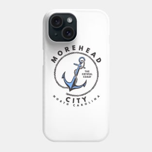 Vintage Anchor and Rope for Traveling to Morehead City, North Carolina Phone Case