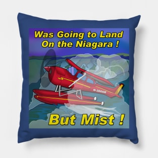 Landing on Niagara Falls Pillow