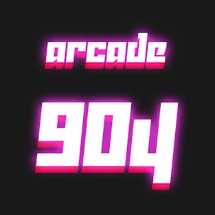 Arcade 904 Logo - Retro Pink T-Shirt