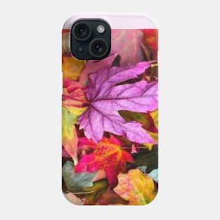 The leaves are bright colors Phone Case