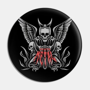 Skull devil play swift Pin