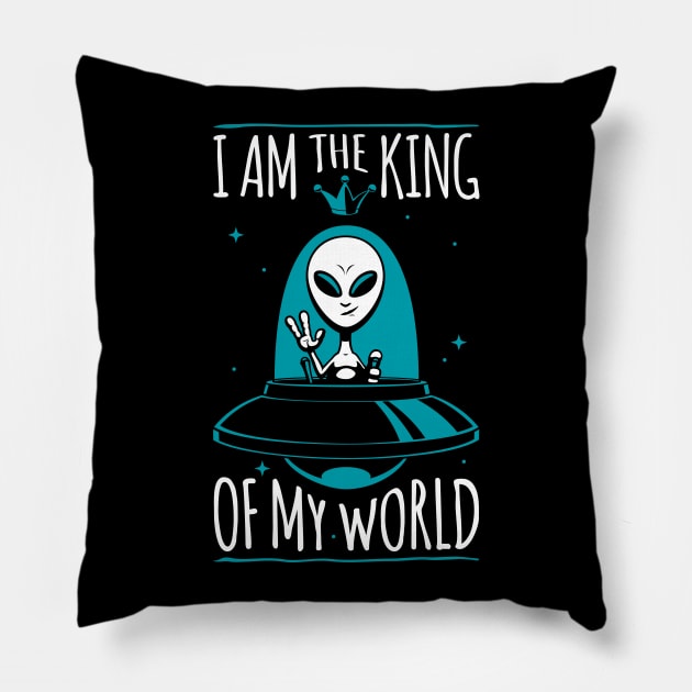 Alien King Pillow by Malchev