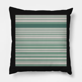 Forest Green stripes Pillow