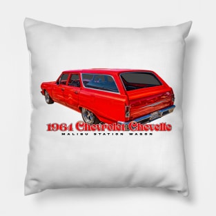 1964 Chevrolet Chevelle Malibu Station Wagon Pillow