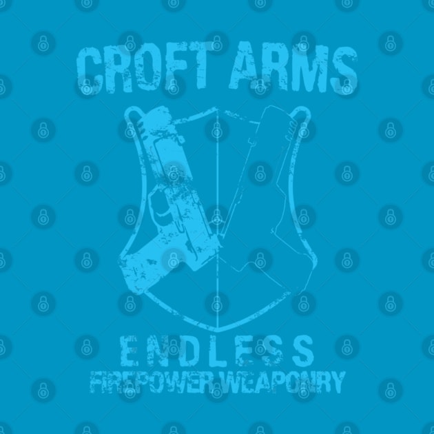 Croft Arms - Light Blue by JohnLucke