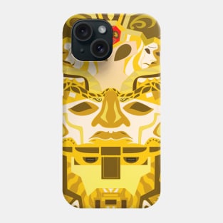 comedy olmec alien head ecopop Phone Case