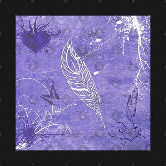 Feather Purple Butterflies Graphic Desired, Beautiful Inspired Spiritual Design, face masks, Phone Cases, Apparel & Gifts by tamdevo1