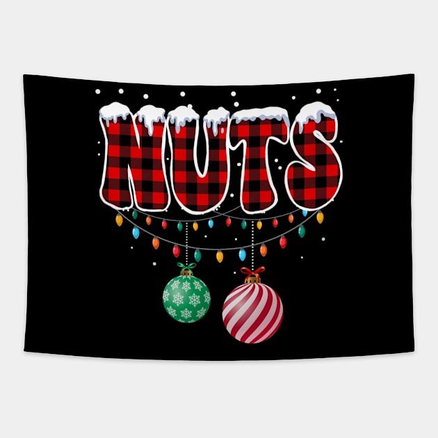 Chest Nuts Christmas Matching Couple Chestnuts Tapestry by fenektuserslda