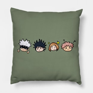 Anime Inspired Simple Chibis Pillow