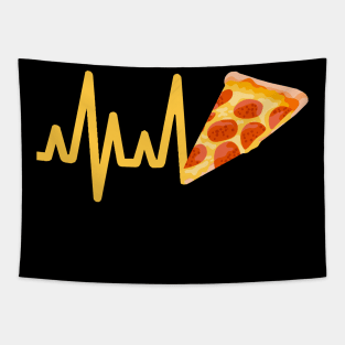 Pizza Heartbeat Tapestry