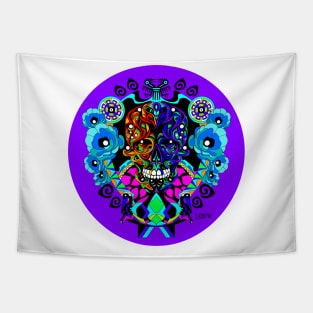 the pride of the death ecopop tree of life and joy art Tapestry