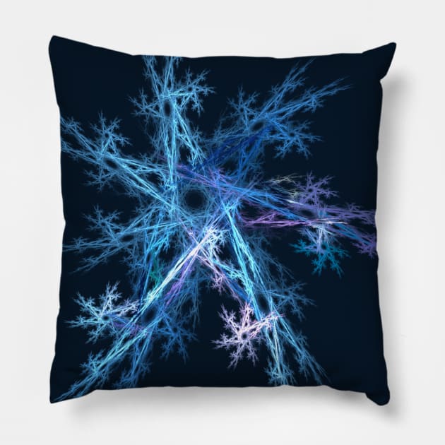 Snowflake Pillow by Maia Mystia