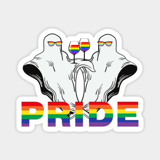 Diversity Pride Cool Ghost Pair Magnet