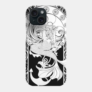 Mermaid luring sailors Phone Case