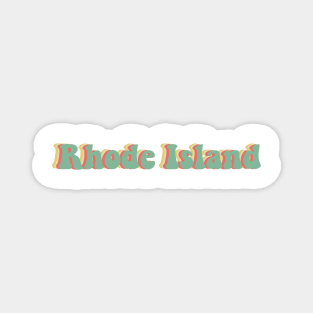 Rhode Island 70's Magnet