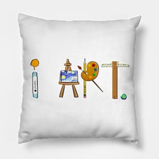 I art, too Pillow