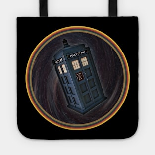 Doctor Who Rainbow Tardis Travel Tote