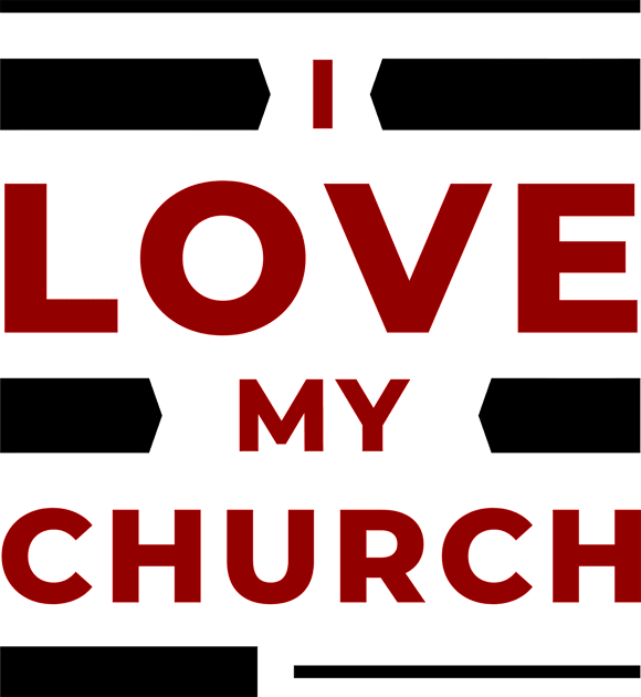 I Love My Church | Christian Kids T-Shirt by All Things Gospel