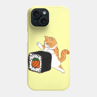 Funny Crazy Foodie Food Lover Sushi Lover Cat Phone Case