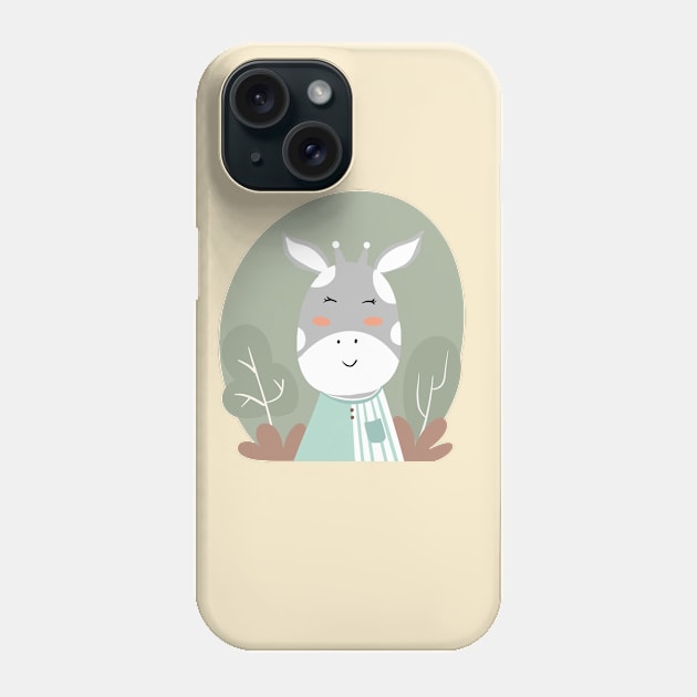 Giraffe Chic Phone Case by Ziziart