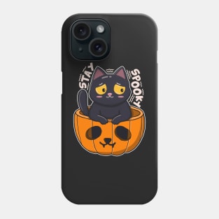 Stay Spooky Black Cat Phone Case