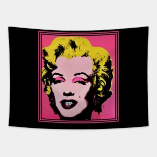 Marilyn Monroe Abstract Warhol Style Sketch Print Tapestry