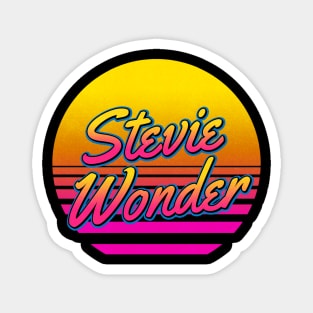 Wonder Personalized Name Birthday Retro 80s Styled Gift Magnet