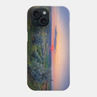 Panoramic summer sunset Phone Case