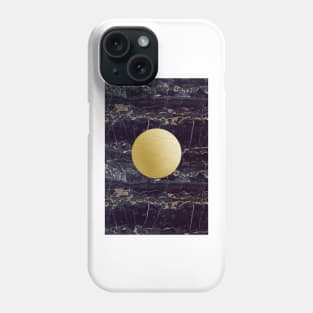 Gold and black granite Phone Case