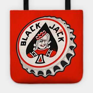 Vintage Black Jack Bottlecap Tote