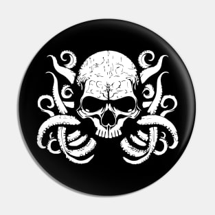 skull octopus Pin