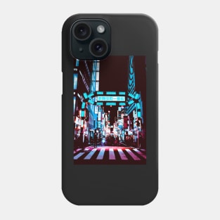 Japan - 'Blue kabukicho' Phone Case