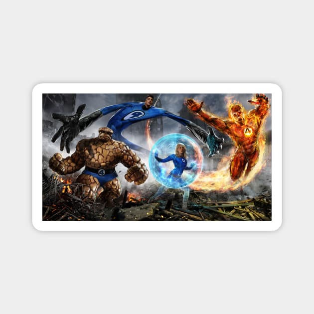 Fantastic Four Magnet by uncannyknack