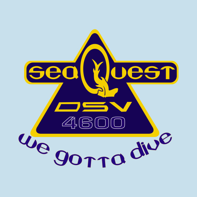 SeaQuest Front/Back design as featured on The Rewatch Podcast by The Rewatch Podcast