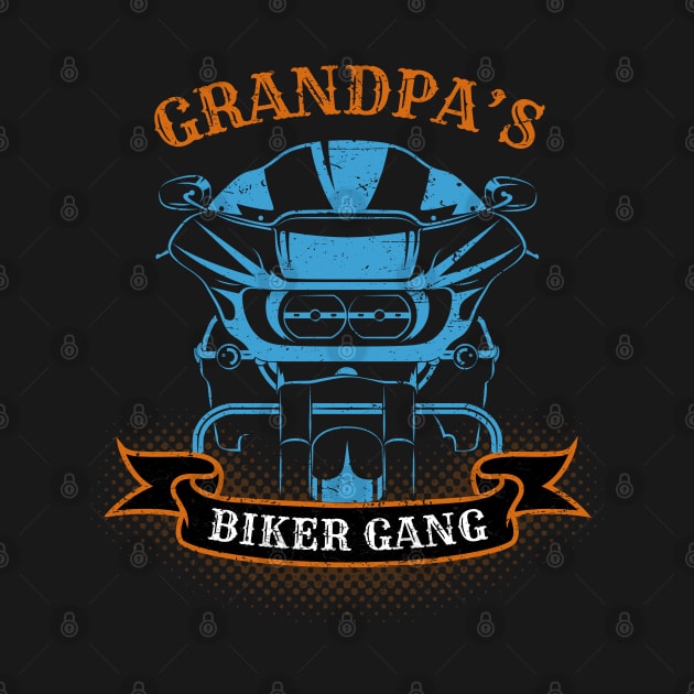 Grandpa's Biker Gang Father's Day by DwiRetnoArt99