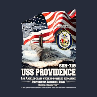 USS Providence SSN-719 Submariner Veterans T-Shirt