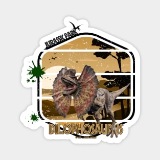 Dilophosaurus Jurassic Dilos Magnet