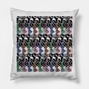 We many, a collage Pillow