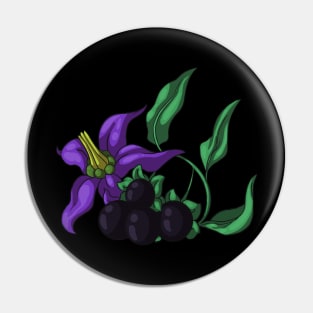 Nightshade - Poisonous Pretties Pin