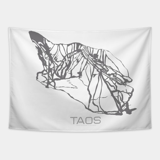 Taos Ski Valley Resort 3D Tapestry by Mapsynergy