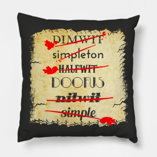 Know your Words No 3 - Funny Quote Pillow